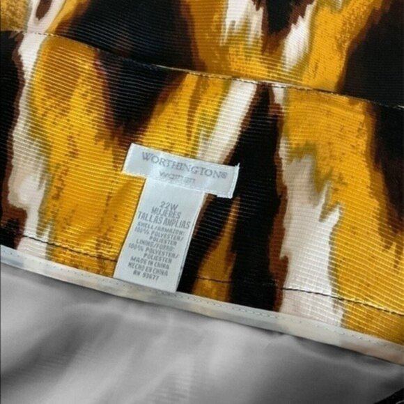 Worthington Pleated A Line Skirt - Picture 6 of 8